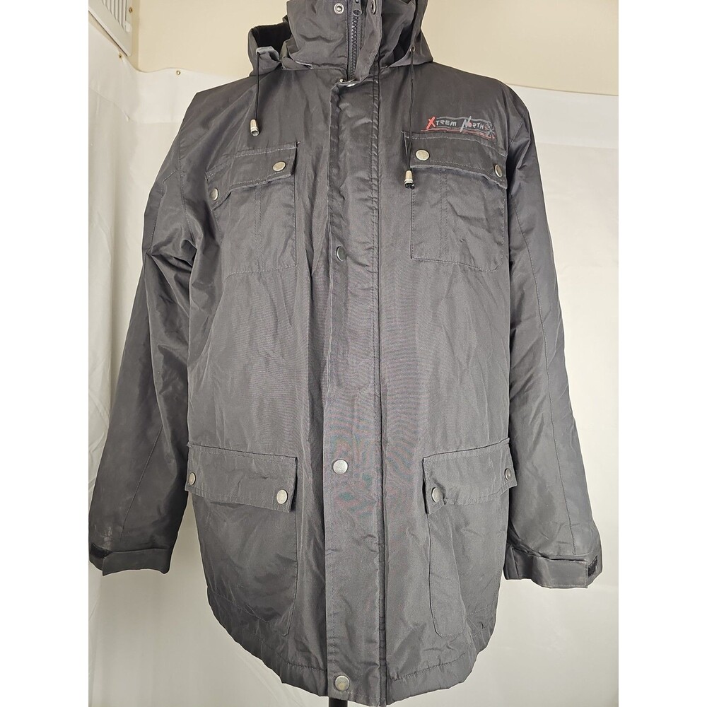 Atlas for Men Gray Hooded Outdoor Jacket Size M Xtrem North Expedition